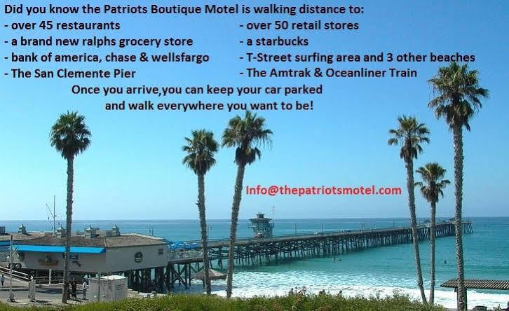 The Patriots Boutique Motel ซานเคลเมนที ภายนอก รูปภาพ